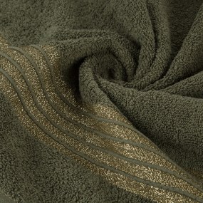 BAVLNENÝ UTERÁK LILA 50X90 CM OLIVOVÁ