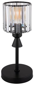 Globo 15742T - Stolná lampa JORDANA 1xE27/60W/230V pr. 15 cm čierna
