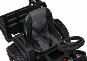 Ramiz Titánový traktor s prívesom čierny