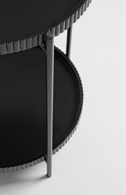 Kovový okrúhly odkladací stolík ø 42 cm Herdys – Yes Everyday