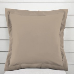 Biante Bavlnená obliečka na vankúš s lemom Moni MO-081 Latte béžová 45 x 45 cm