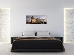 Obrázok - Tower Bridge v noci (120x50 cm)