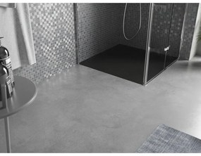 Mexen Amon, SMC štvorcová sprchová vanička 80 x 80 cm, čierna, 4F708080