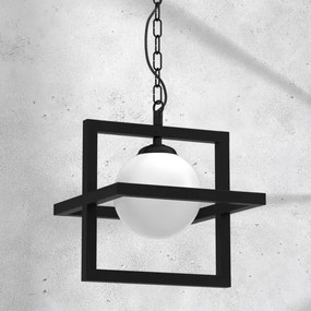 Luster na reťazi DIEGO 1xE14/40W/230V čierna