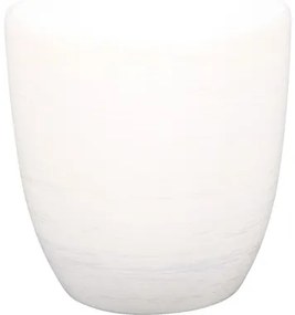 Obal na kvetináč keramický KODET WHITE Ø 16 cm matný biely