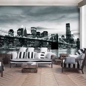 Fototapeta - New York a Brooklynský most (254x184 cm)