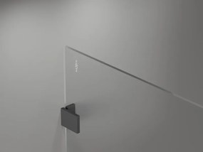 Mexen Lunar sprchová stena ľavá 150 x 200 cm, 8mm číre sklo, grafitová, 830-150-000-95-00-L