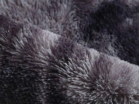 TZ Tmavosivý obdĺžnikový shaggy koberec Ombre Rozmer: 250x300