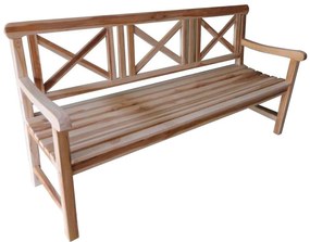 3-miestna záhradná lavica z tíkového dreva „Skagerak", 180 x 63 x 65 cm