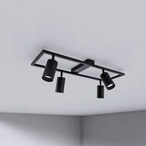 Bodové svietidlo 4xGU10/30W/230V čierne