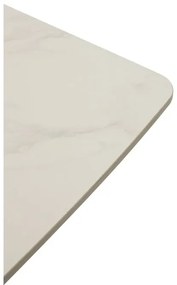 Jedálenský stôl TERRON 200 biely