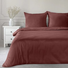 SATÉNOVÉ OBLIEČKY VERA 140X220 CM, 1 KS 70X80 CM BORDOVÉ