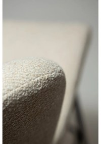 Krémovobiela čalúnená barová stolička (výška sedadla 67,5 cm) Glam – DAN-FORM Denmark