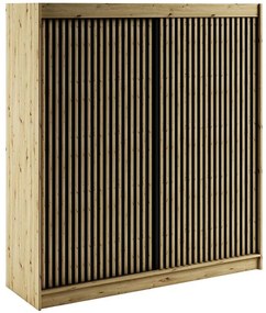 Skriňa Lamelo 1 200 Dub Artisan/čierna