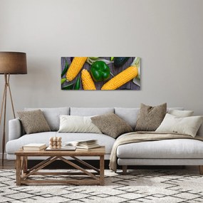 Obraz zeleniny (120x50 cm)
