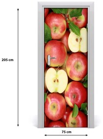 Fototapeta na dvere do domu samolepiace jablká 75x205 cm