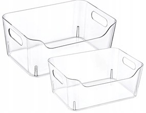 2. akosť - Organizér transparentný, so zníženou prednou hranou QUTTIN - 32 x 21 x 12,5 cm (7 l)