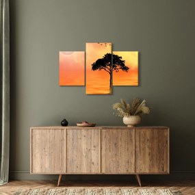 Obraz stromu pri západe slnka (90x60 cm)