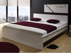 Posteľ Malmö 140x200 cm, lesklá biela%