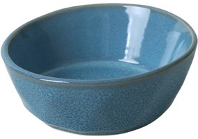 Súprava 6 kameninových misiek Facetta 12 cm, tyrkysová