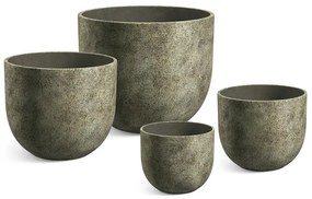 Obal na kvetináč M101887 starožitná svetložltá 30x25h