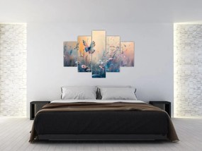 Obraz - Lúka s motýľom II. (150x105 cm)