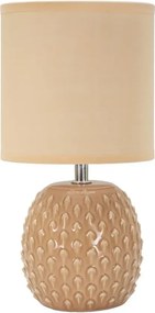 Stolná lampa Pontus 27 cm broskyňová