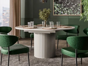 Rozkladací jedálenský stôl Terkiro TR09, Farby: kašmír