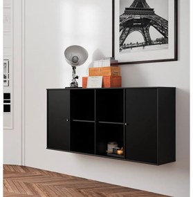 Čierny modulárny policový systém 136x69 cm Mistral Kubus - Hammel Furniture