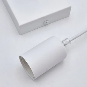 Luster na lanku ASTRID 1xE27/60W/230V biela