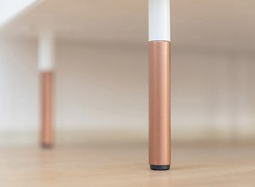 PROXIMA.store - Luxusná masívna vitrína glamour - ROSA BIANCA FARBA: biela