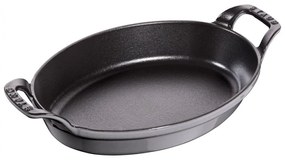 Staub liatinový oválny pekáč 24 cm/1 l, sivý, 40509-562