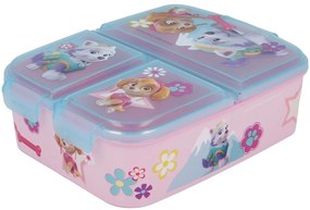 Multibox na desiatu pre dievčatá Labková patrola / Paw Patrol s 3 priehradkami