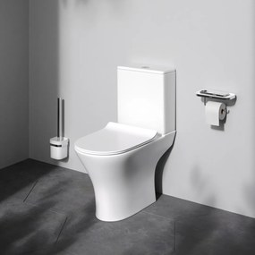 Podlahové WC AM.PM Flash CNA8600PSC bezokrajové, so sedadlom Microlift, biele