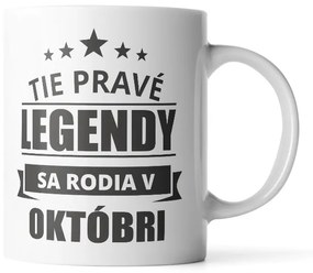Sablio Hrnek Ty pravé legendy se rodí v říjnu - 890 ml - XXL