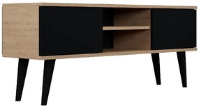 TV Stolík 120 Toronto Artisan/Čierna
