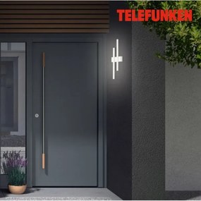 Telefunken 313206TF - LED Vonkajšie nástenné svietidlo 2xLED/8W/230V IP44