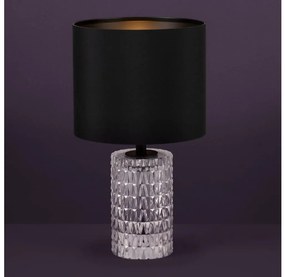 Eglo 39979 - Stolná lampa SAPUARA 1xE27/40W/230V čierna