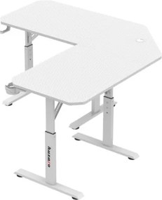 Herný rohový stôl Hero 7.3 biely