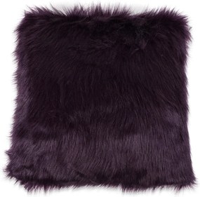 Dekoračný povlak na vankúš FAUX FUR longhair 50x50 cm, fialový