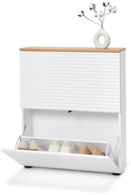 Výklopná zásuvka na topánky s 2 priečinkami