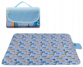 Vodeodolná pikniková deka s motívom plachetníc