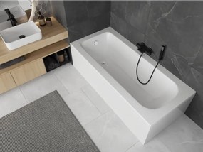 Mexen Vega obdĺžniková vaňa 180 x 80 cm s krytom, biela - 55011808000X