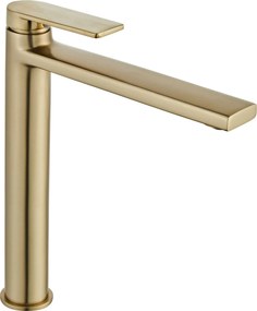 Rea Verso, vysoká umývadlová batéria h-260, zlatá matná, REA-B6564