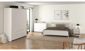 Biely nočný stolík Next – Tvilum