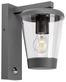 Rabalux 7267 - Vonkajšia nástenná lampa so senzorom SAVANO 1xE27/40W/230V IP44 RL7267