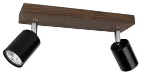 Spot-Light DO2910256 - Stropné bodové svietidlo MANARA 2xGU10/5W/230V borovica