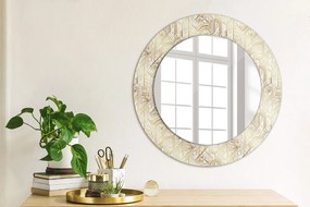 Okrúhle ozdobné zrkadlo na stenu Zloženie art deco fi 50 cm