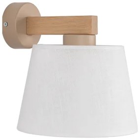 Brilagi - Nástenná lampa LATTE SABIA 1xE27/15W/230V borovica/biela