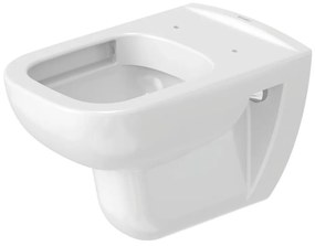 Duravit 25700920002 - Závesné bezokrajové WC D-CODE, keramika / lesklá biela